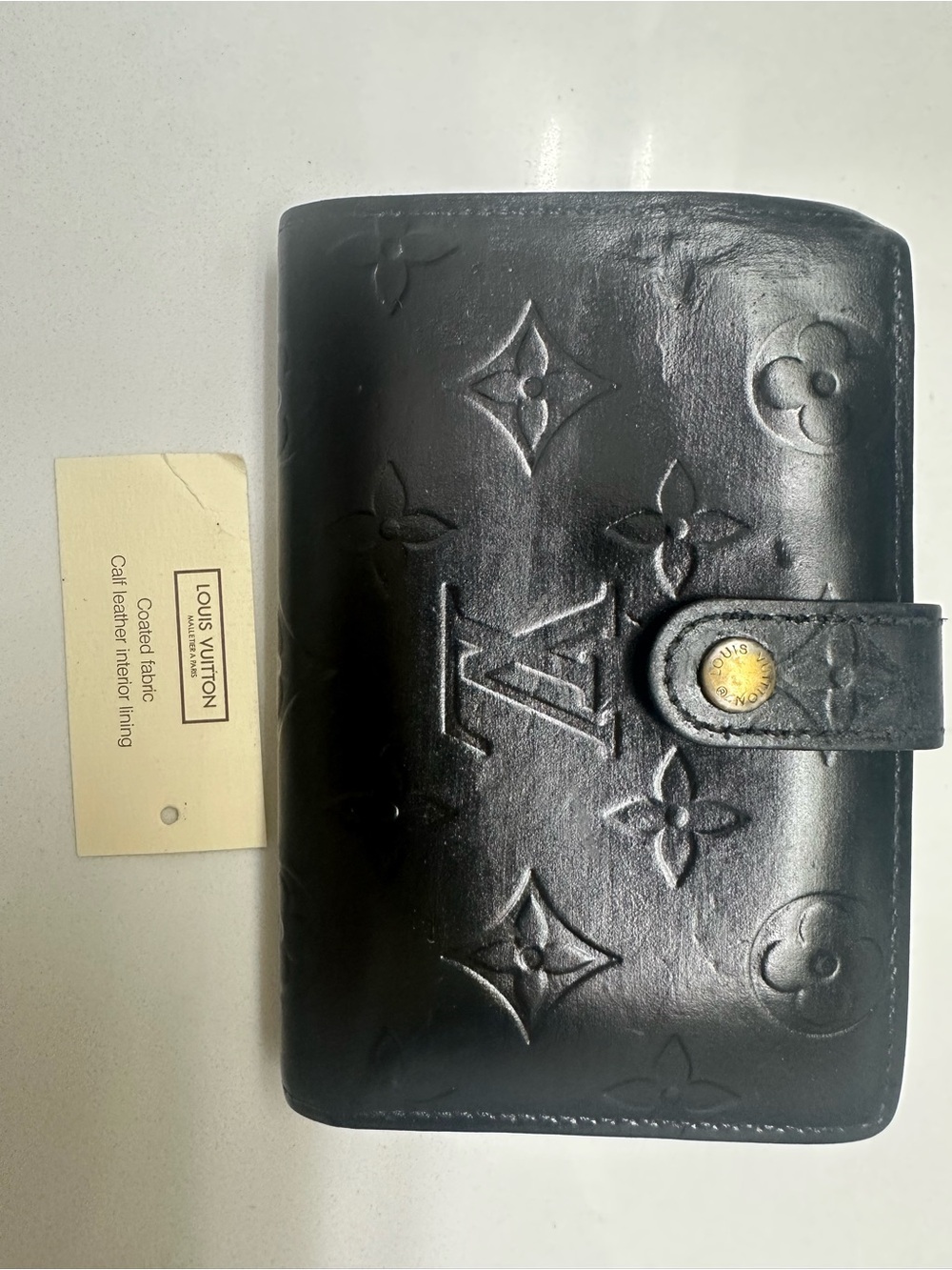 Louis Vuitton Black Embossed Monogram